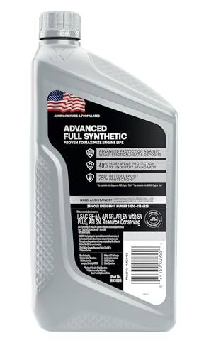 Image of Valvoline Advanced Full Synthetic SAE 5W-30 Motor Oil 1 QT, Case of 6