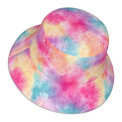 Image of Bucket Hat Double-Side-Wear Reversible Sun Hat Beach Travel Hiking for Women Men
