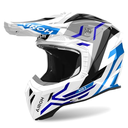 CASCO AIROH OFFROAD AVIATOR ACE 2 GROUND BLUE GLOSS L