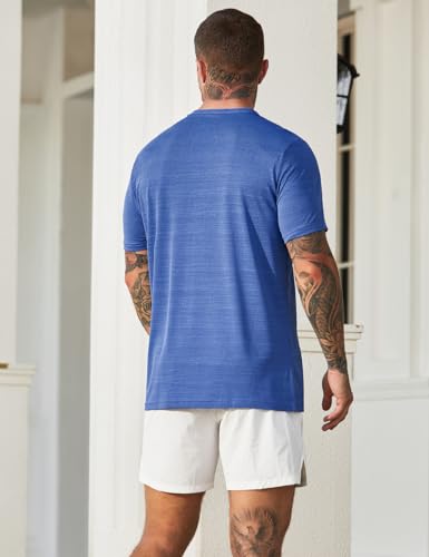 Arjen Kroos Men's Jacquard Mesh Performance T-Shirts Ice Silk Quick-Dry & Wrinkle-Resistant Athletic Undershirt4