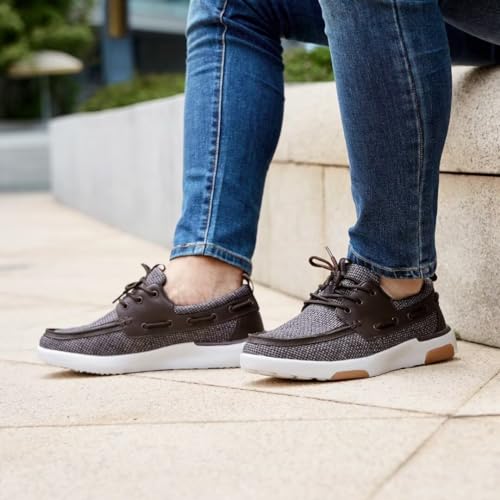 OrthoComfoot Men's Orthopedic Walking Shoes with Arch Support: Casual Plantar Fasciitis Slip-On Loafers for Flat Feet, Orthotic Adjustable Fashion Sneakers for Foot and Heel Pain3