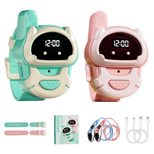 Relojes Walkie Talkie para Niños De Largo Alcance | Juguete Interfono para Niños - Walkie Talkie para Niños, Radio Bidireccional, Walky Talky, Juego para Niños, Interf