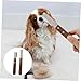 GRIRIW 2pcs Dog Undercoat Rake Dematting Brush with Wide-Spaced Stainless Steel Blades for Loose Hair Removal and Pet Grooming Suitable for Dogs and Cats