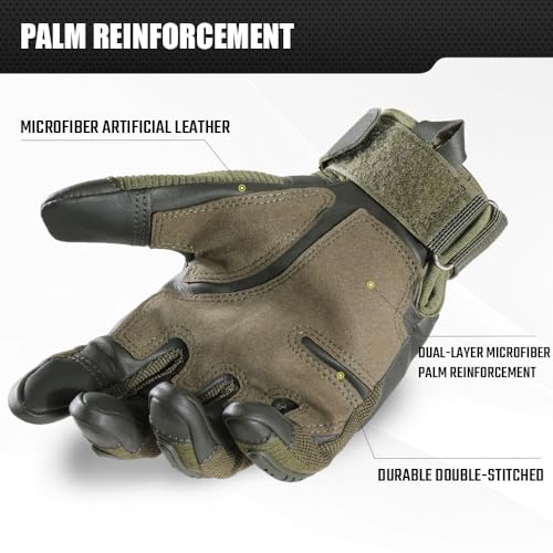 Image of WTACTFUL Tactical Gloves Men Women, Touchscreen Impact Resistant