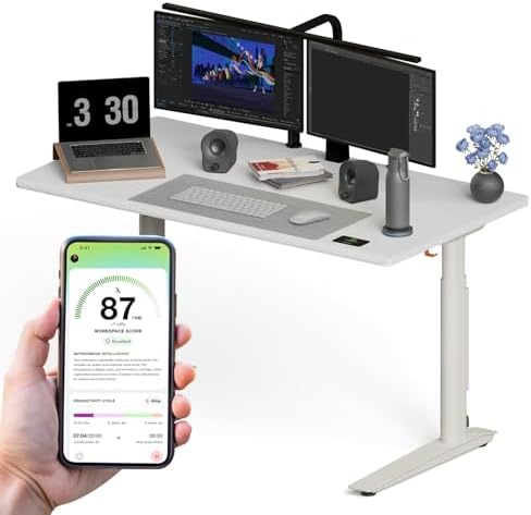 Autonomous AI Smart Adjustable Standing Desk 5, Electric Standing...