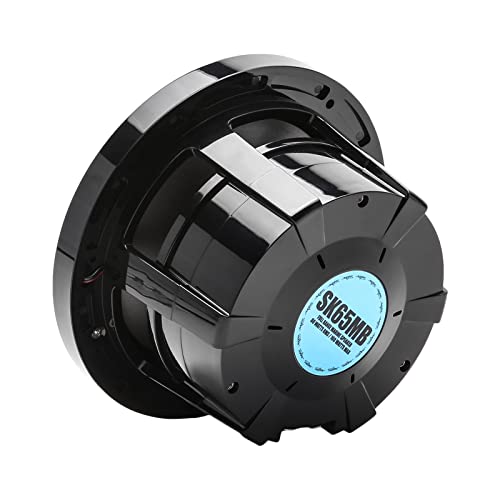 Image of Skar Audio SK65MB 6.5 inch 2-Way Marine Full Range 320 Watt Coaxial Speakers, Pair (Black)
