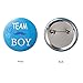 Favide 40 Pieces Gender Reveal Button Team Boy Girl Button Pins for Baby Shower Party Supplies, 2 Inches