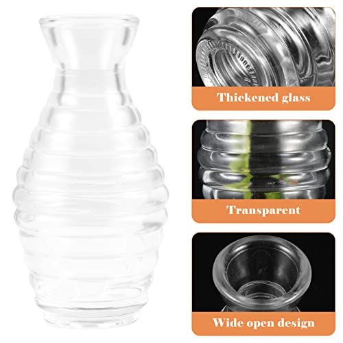 Botellas de aceite esencial Garneck 6pcs boca ancha miniatura 4