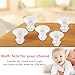 Flange Inserts 10PCS 17/19mm*5,24mm Breast Pump Shields/Flanges Compatible with Momcozy S9/S9pro/S10/S12/S12pro/Spectra/Medela/TSRETE, Reduce 24mm Tunnel Down to Correct Size