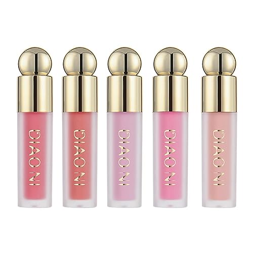 Makeup Liquid Blush - Soft Milk Matte Dewy Moisturizing Lightweight Cheek Tint - Sweatproof Waterproof Face Blush, Long-Lasting for Women Girl