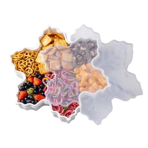 Generisch Weihnachtstablett Klein Mit Deckel, 15x10x2cm Teller...