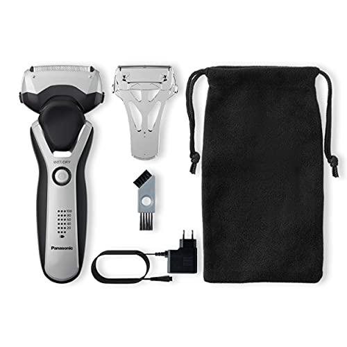 Foto von Panasonic Series 500 ES-RT67 Nass/Trocken-Rasierer mit 3 Scherelementen, ausschiebbarem Langhaarschneider, 5-stufige Akkuanzeige, Schwarz