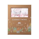 Angel Dear Cuddle Twin Set, Flower Print Bunny