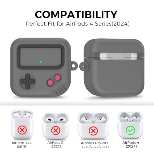 Image of TRONWIN for AirPods 4 Case (2024) Silicone Game Design