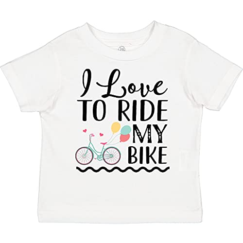 inktastic Bicycle I Love to Ride My Bike Toddler T-Shirt