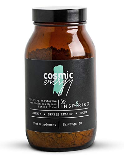 Herbal Adaptogen Complex for Stress and Adrenal Support. Has 6 High-Strength Supplements, Like Rhodiola Rosea, Ashwagandha KSM 66, L-Theanine & Organic Grade Matcha Green Tea Powder. Made in UK