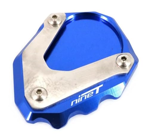 Plaque de support béquille CNC bleu élargisseur pour BMW R nineT 2014-2016