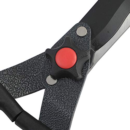 Hattomen Hedge Shears, 26 Inch Ideal For Shaping Hedges, Decorative Shrubs, With 8 Inch Wavy Blades And Double-Teflon Coating, For Trimming Borders, Boxwood, And Bushes #TOP2