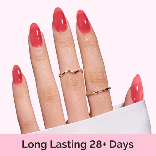 Image of MelodySusie Jelly Gel Nail Polish Set,6PCS Milky or Jelly Texture,Neon Splash Colors Soak Off UV LED Light Cure or Salon Manicure and Nail Art DIY at Home 15ML