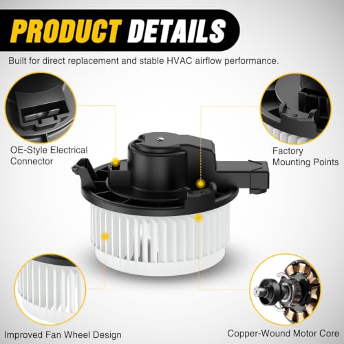 Image of Nilight HVAC Heater Blower Motor for 2003-2009 Toyota 4Runner Lexus GX470