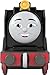 Mattel Thomas & Friends Toy Train, Large Push-Along Die-Cast Hiro Engine & Cargo Car from The Classic & All Engines Go Series, for Preschoolers