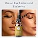 Pure Body Naturals Castor Oil for Eyelashes and Eyebrows - 1 Fl Oz Nourishing Brow & Lash Growth Serum - Organic, Hexane Free, Cold Pressed, Unrefined - Eyelash and Eyebrow Growth Serum for Women
