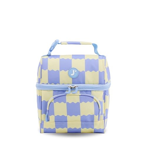 Image of J World Corey Kids Lunch Bag. Insulated Lunch-Box for Boys Girls, Wiggle Blue
