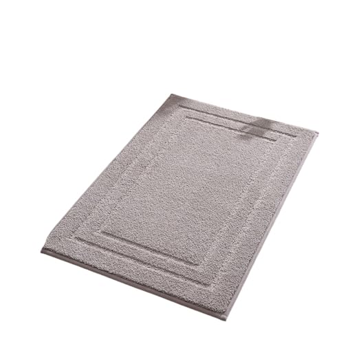 【ChopEase】 玄関 マット 足ふきキッチン 抗菌 防カビ ふわふわ 丸洗い 廊下 洗面台 寝室 屋内 室内 コーラルベル 吸水 速乾 滑り止め フロック加工マイクロファイバーを使用した吸水性に 浴室用 (カーキ,50x80cm)