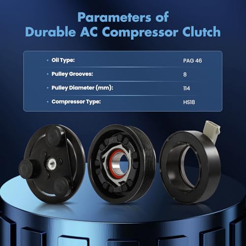Image of ECCPP A /C Compressor Clutch 1997-2001 for Ford Expedition 4.6L