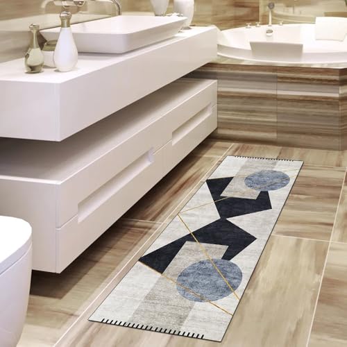 Alfombra de cocina para pasillo y salón transitable estilo patchwork 4