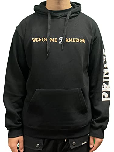 Sweat-shirt Prince Welcome 2 America noir à capuche style streetwear