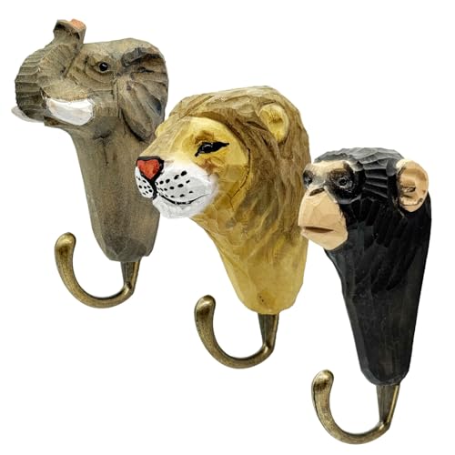 Your Castle Set de 3 ganchos de pared: Elefante