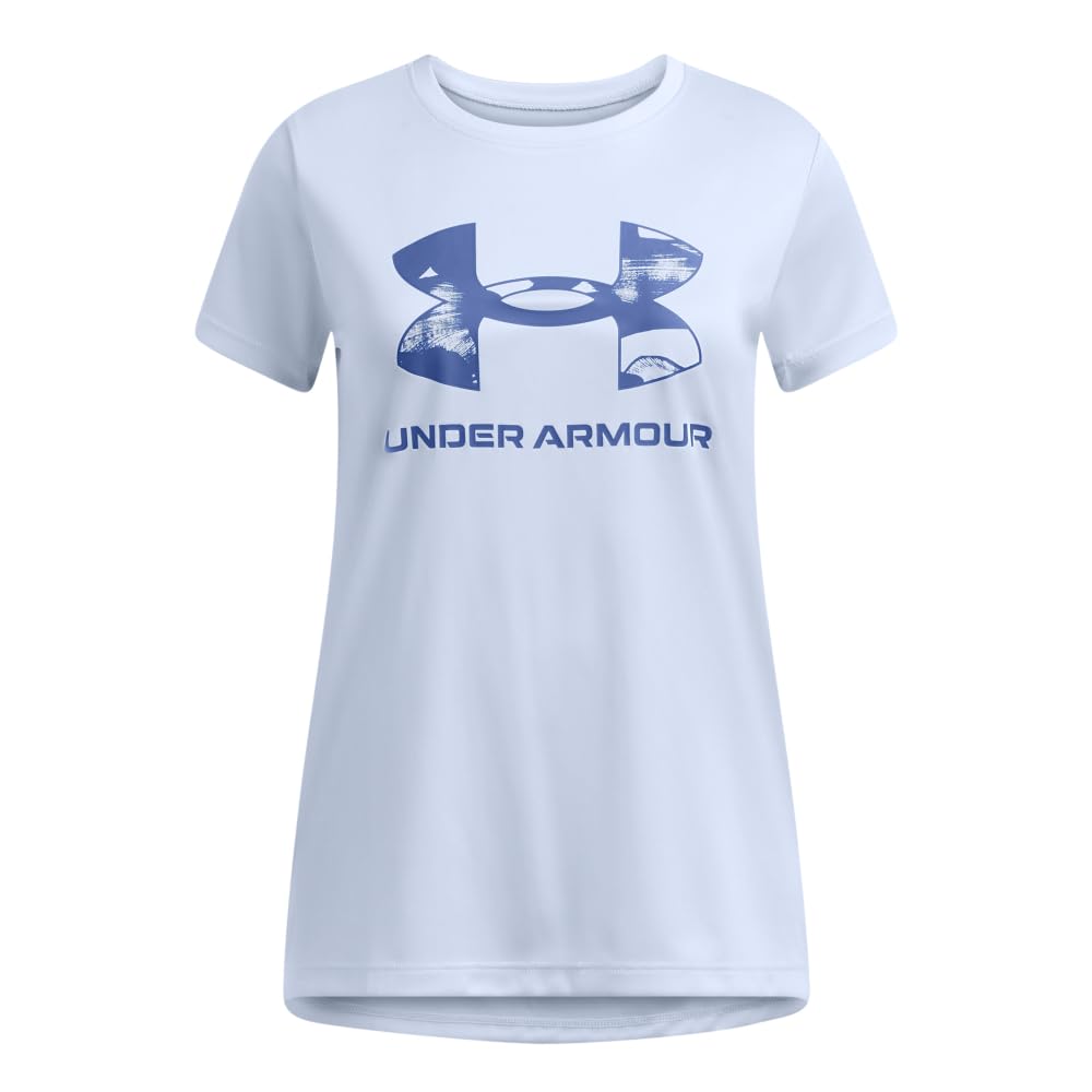 

                                                    Under Armour Girls' Tech Big Logo Short Sleeve Cre