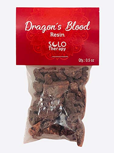 Dragon's Blood Resin Incense 0.5 oz. , Inspiration, Love, Peace, Protection, Tranquility (Dragon's Blood Resin 0.5 oz.)