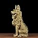 Sculpture Decor All Copper Wolf Dog Ornament Statue Crafts Living Room Decoration Crafts