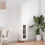 Photo Gallery ajjhuuki highboard bianco 34.5x34x180 cm legno ingegnerizzato mobili & stoccaggio, buffet & credenze Photo Gallery ajjhuuki highboard bianco 34.5x34x180 cm legno ingegnerizzato mobili & stoccaggio, buffet & credenze