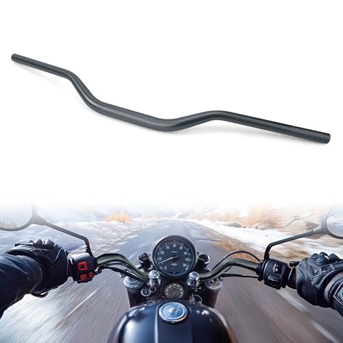 Tunejoy Manubrio Moto 28 mm Manubri 1 1/8 Universale per Motociclette Off-Road ATV Dirt Pit Bike Quad Go Kart Lunghezza totale: 800 mm Grigio