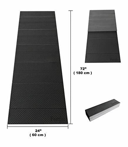 Feetlu Folding Travel Yoga Mat-1/4" Thick - Image 3