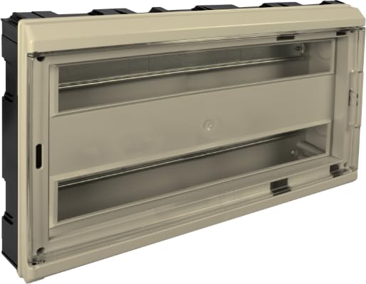Boîte Solera 5206CMT coffret de distribution avec couvercle cadre ivoire