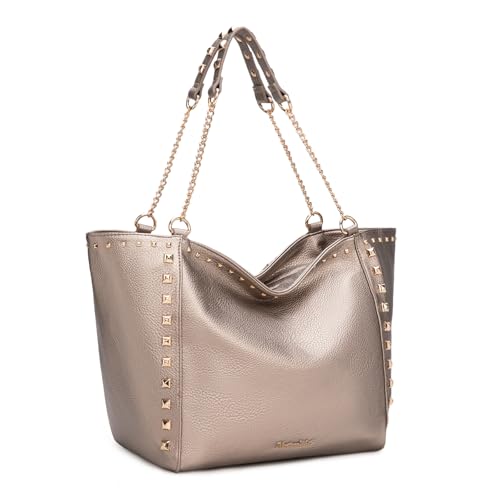 Montana West Oversized Chain Tote