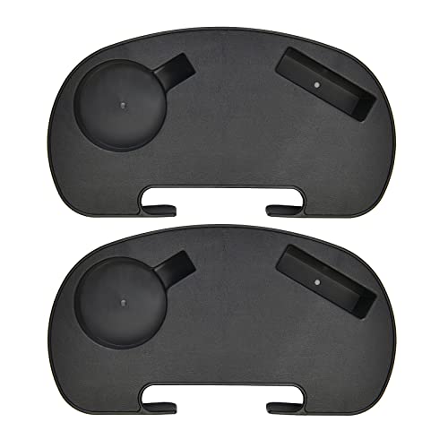 C-CHAIN Universal Zero Gravity Chair Tray Cup Holder Tray for Fold Lounge Chair Cup Holder with Water Cup Slot and Cellphone Slot (Small 2 pcs)