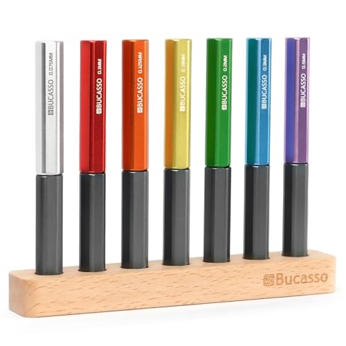 Amazon.co.jp: Bucasso モデルスクライバー 7本セット 0.075/0.1/0.125