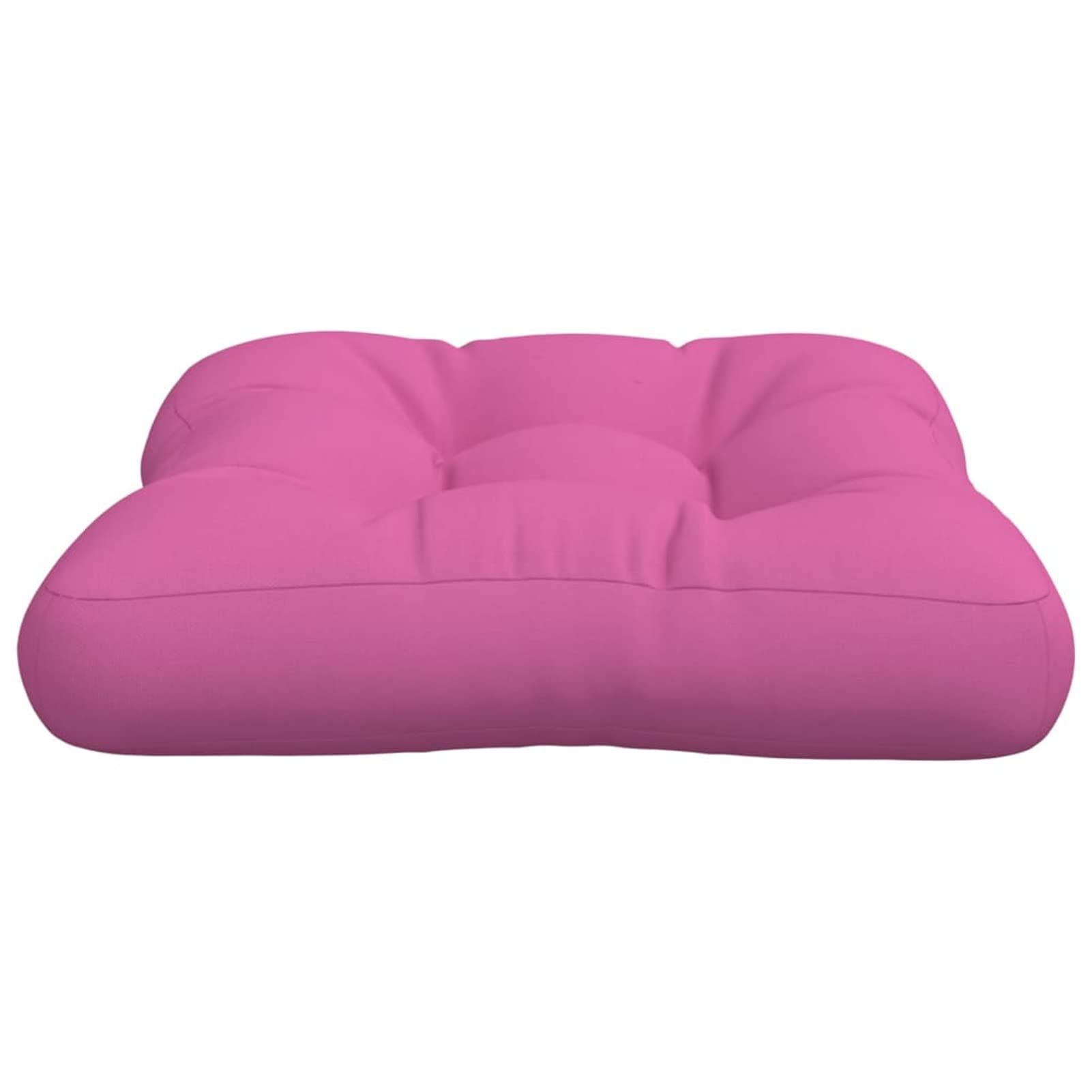 Chusui Cuscino per divano a pallet, Cuscini da esterno Giardino, Cuscino da pavimento, Amaca esterna, Cuscini grandi da giardino, Cuscini da seduta, Tessuto rosa 50 x 50 x 12 cm