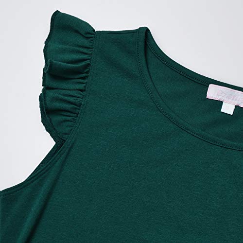 Bhome Maternity Dress Flying Sleeve Casual Pregnancy Summer Dresses Green M #TOP2