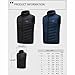 LIUHD USB Electric Heated Vest,Sleeveless Sports Jacket 15 Area Heating Waterproof Outdoor Top for Fishing Hunting,Blue 1,M(Bust:106CM)
