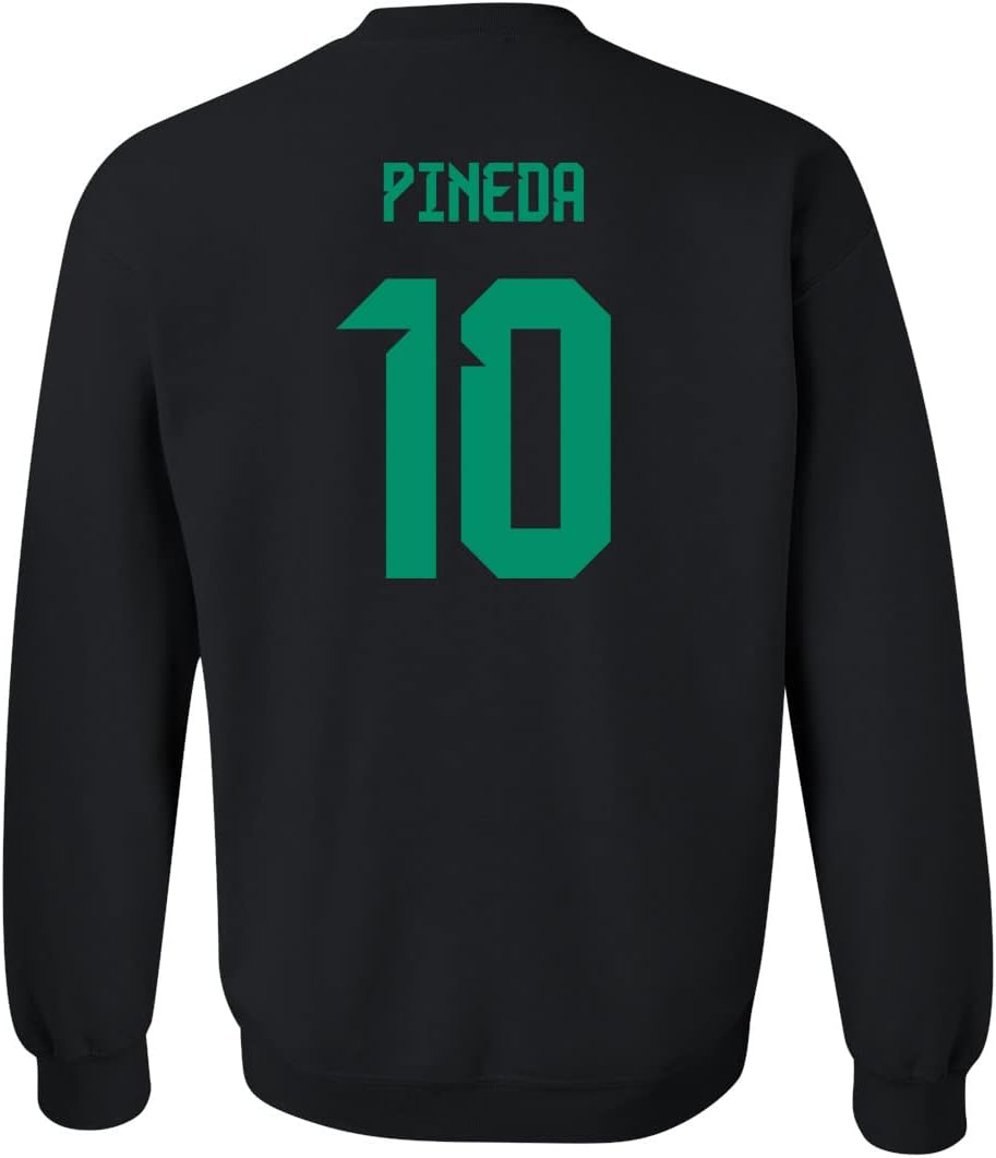 FLAURA Mexican Soccer #10 Pineda World Football Fans Youth Crewneck Sweater