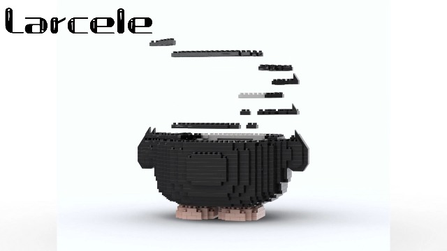 Amazon.com: Larcele Micro Building Blocks Animal Set, DIY Mini 3D