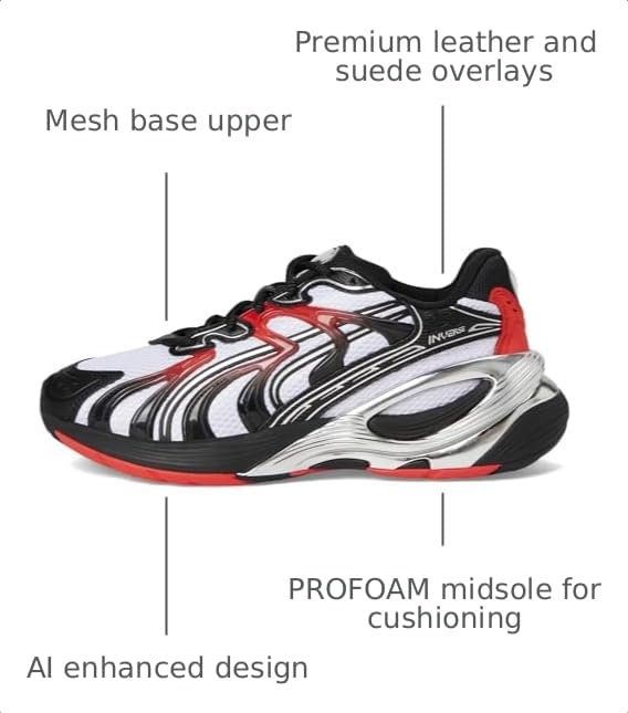Image of PUMA Mens Inverse Pumatech-X Lace Up Sneakers Shoes Casual