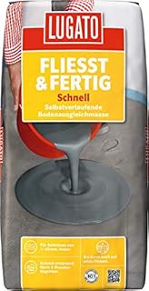 Lugato Fliesst & Fertig Schnell 5 kg- Selbstverlaufende Bodenausgleichmasse