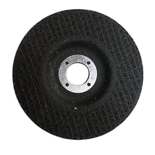 NTools SDSS – Schleifbockscheibe 125 x 6,4 x 22,23 mm zum Schleifen von Stahl | Schleifscheiben für handgeführte Winkelschleifer | FEPA-Form 27 (abgesenkte Mitte), 6,4 mm dick | 5 Stück